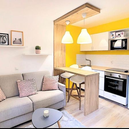 Centre Saint-Gervais Studio Jaune Moderne Proche Telecabine 2 Pers Exterior foto