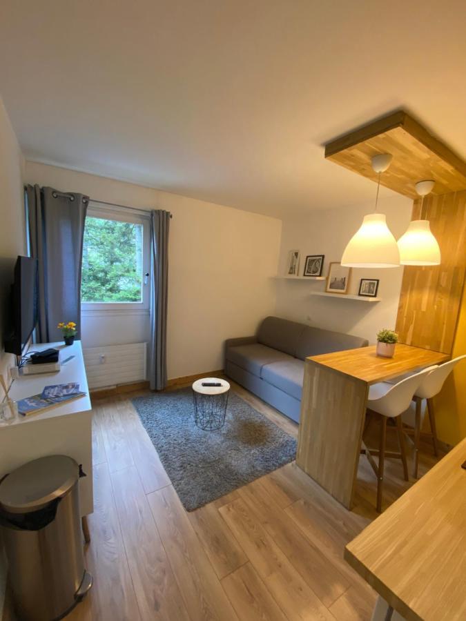Centre Saint-Gervais Studio Jaune Moderne Proche Telecabine 2 Pers Exterior foto